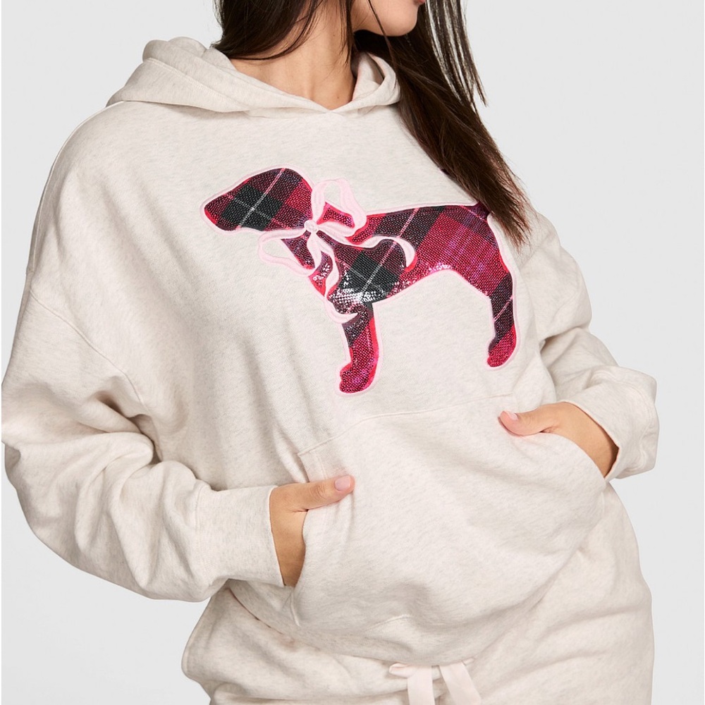 LoveShackFancy X PINK Oversized Hoodie